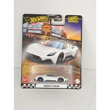 Hot Wheels 1:64 Boulevard - Maserati MC20 white